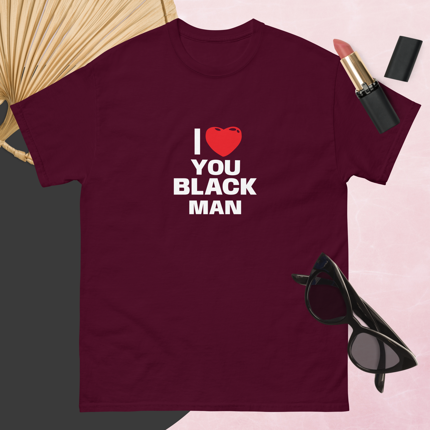 I Love You Black Man Unisex classic tee