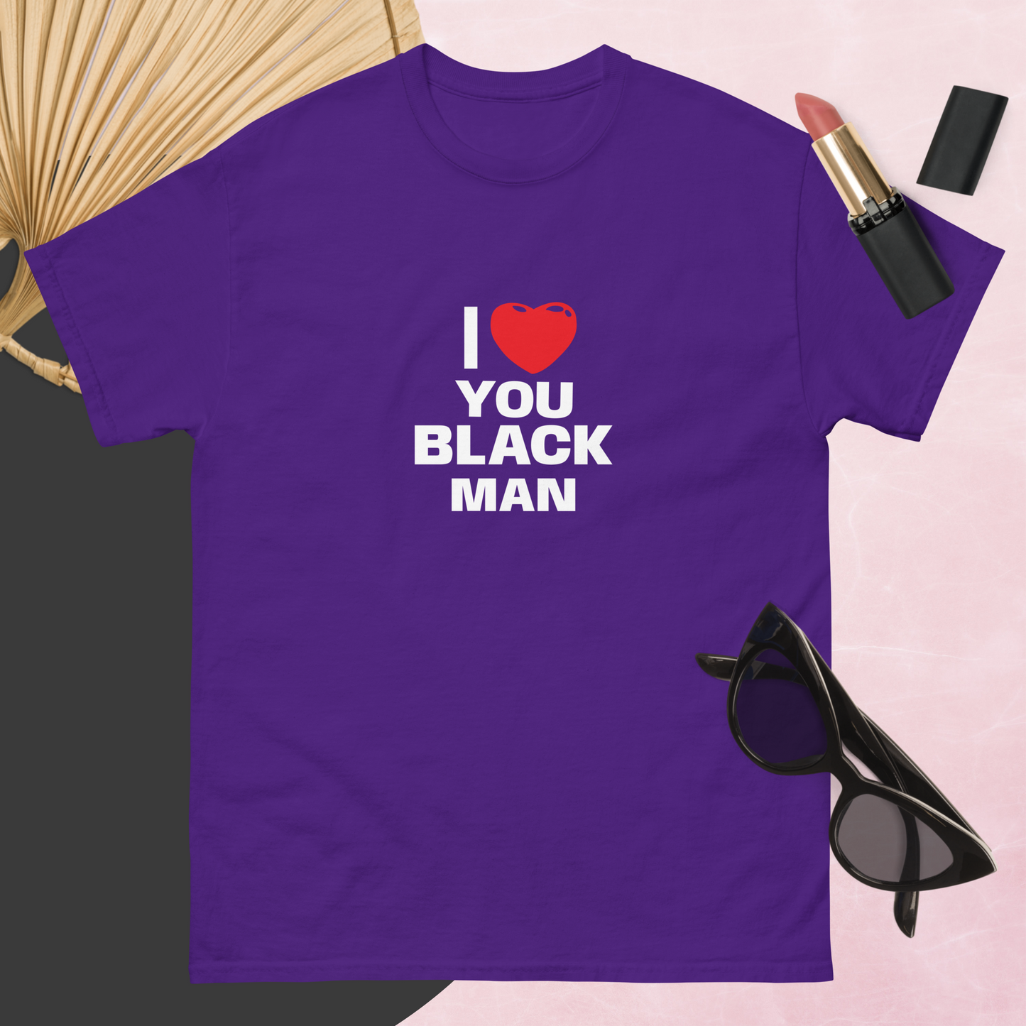 I Love You Black Man Unisex classic tee